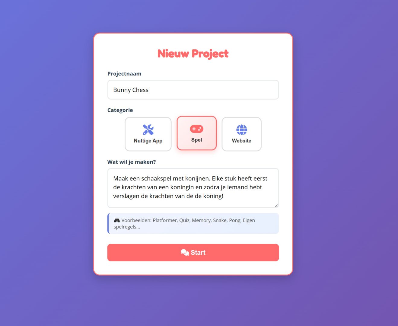 AI Programmeur workshop