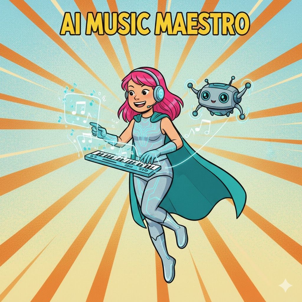 AI Music Maker met Schermhelden